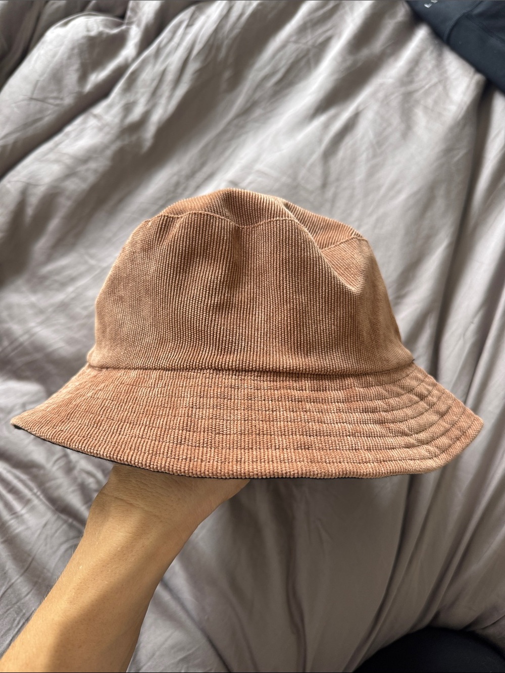 Altar'd State Dusty Rose Corduroy Bucket Hat